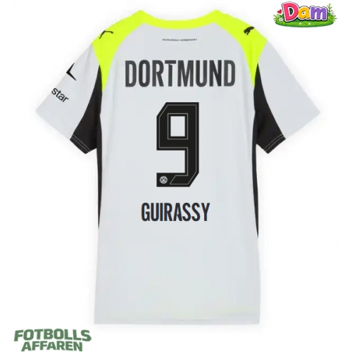 Borussia Dortmund Serhou Guirassy #9 Bortatröja Kvinnor 2025-26 Kortärmad